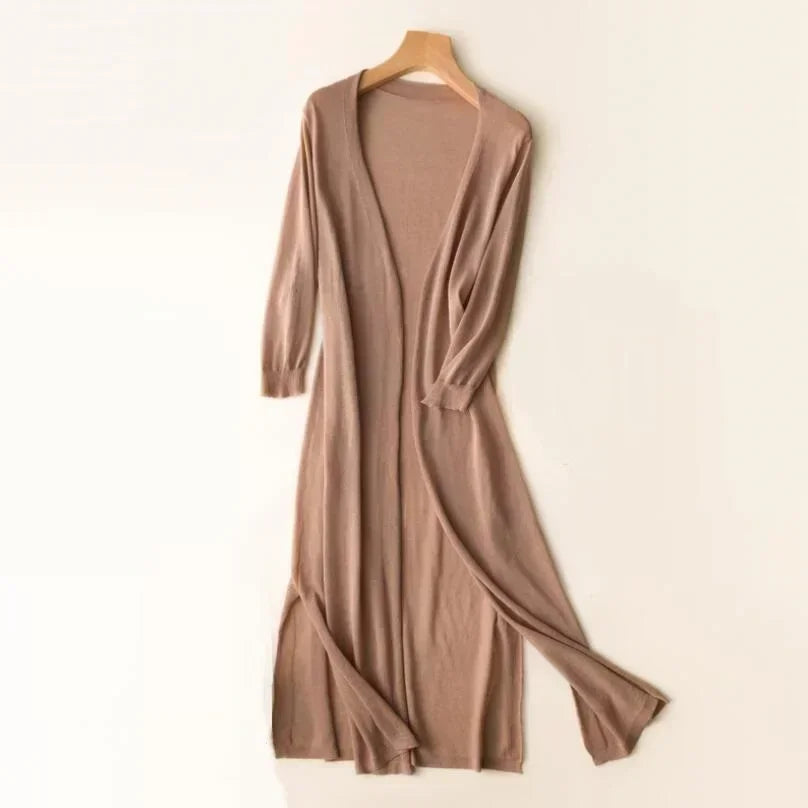 Cardigan Long Décontracté pour Femme 6