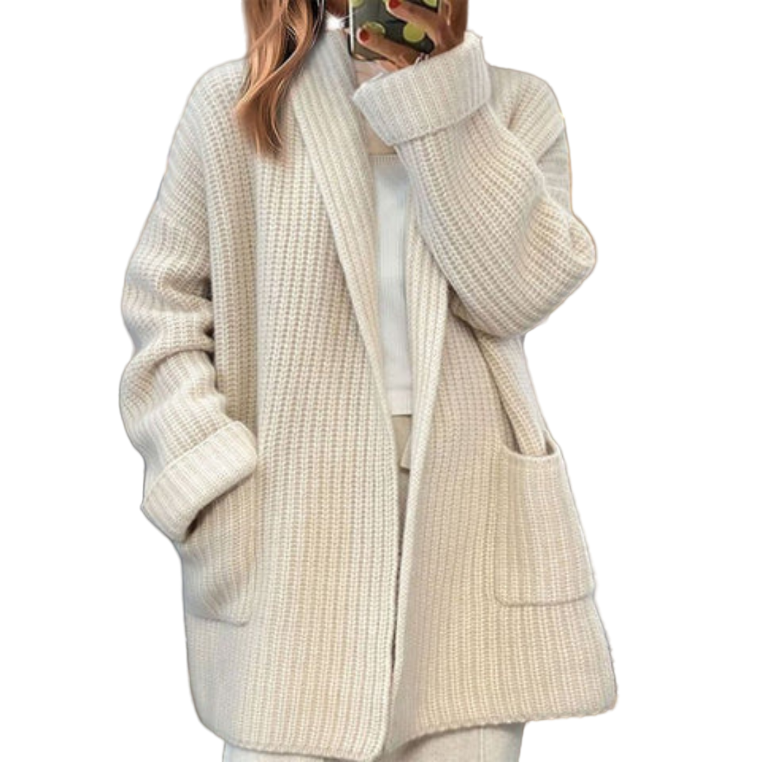 Cardigan Long Femme Automnal Chic 0
