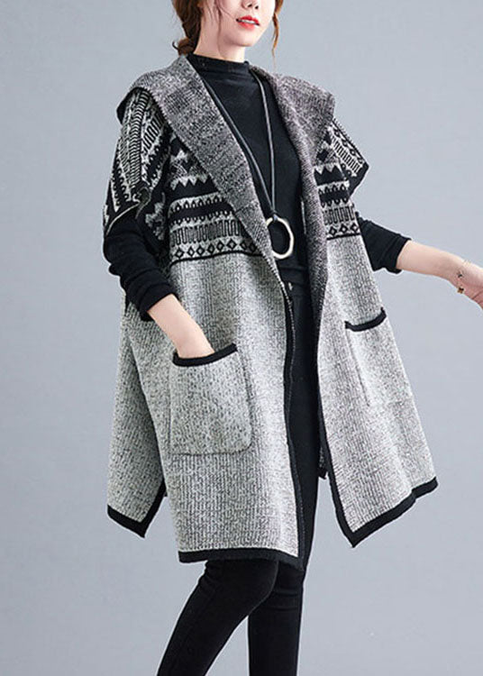 Cardigan à Capuche pour Femmes Style Boho 1