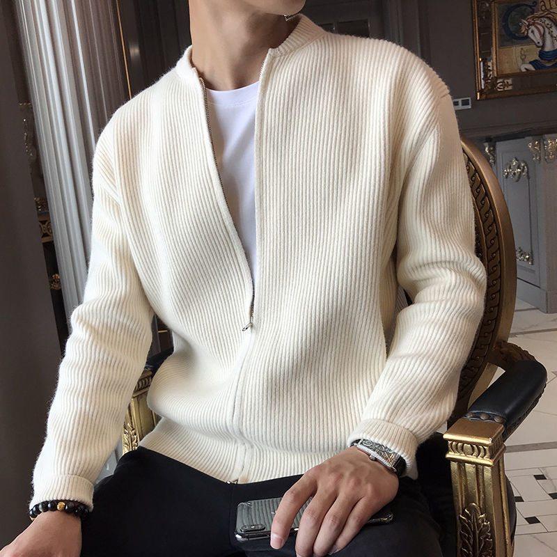 Cardigan pour Homme Zippé Classique 1