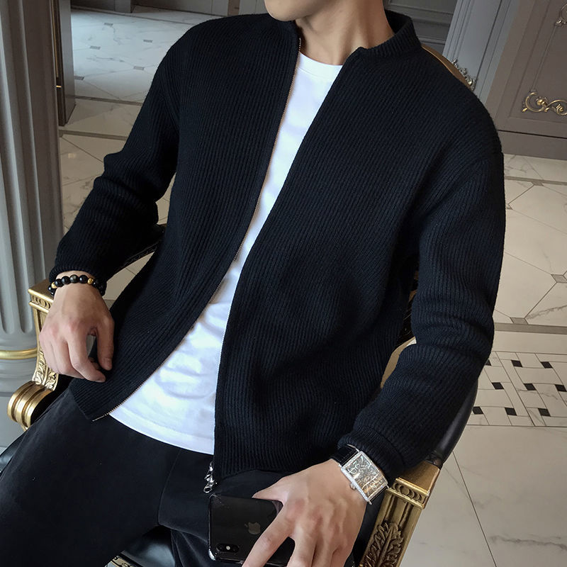 Cardigan pour Homme Zippé Classique 2