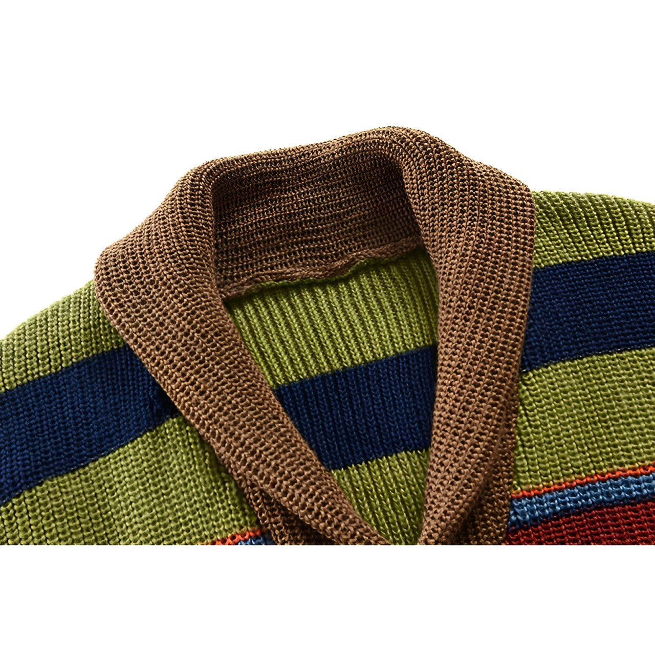 Cardigan pour homme à rayures colorées 3