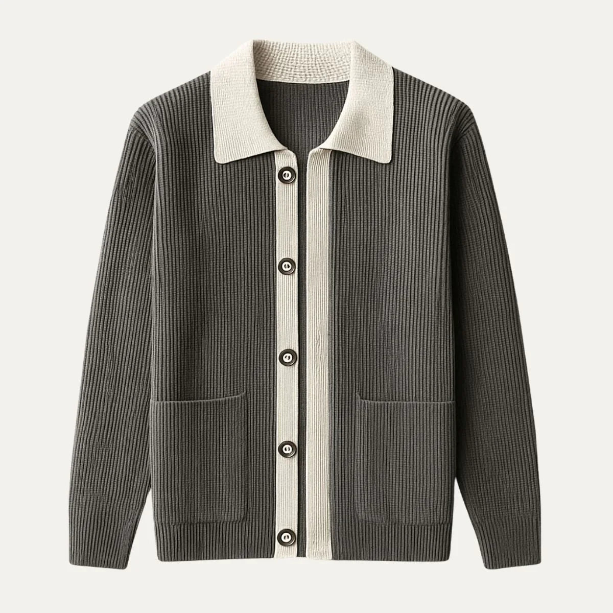 Cardigan pour hommes avec poches 2
