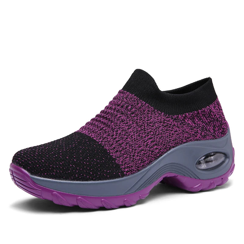 Chaussettes de Sport pour Femmes avec Semelle Épaisse et Coussin d'Air 10