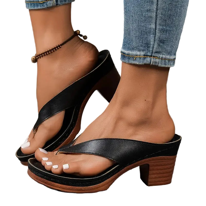 Chaussons Femme À Talon Confortables Design Moderne 9