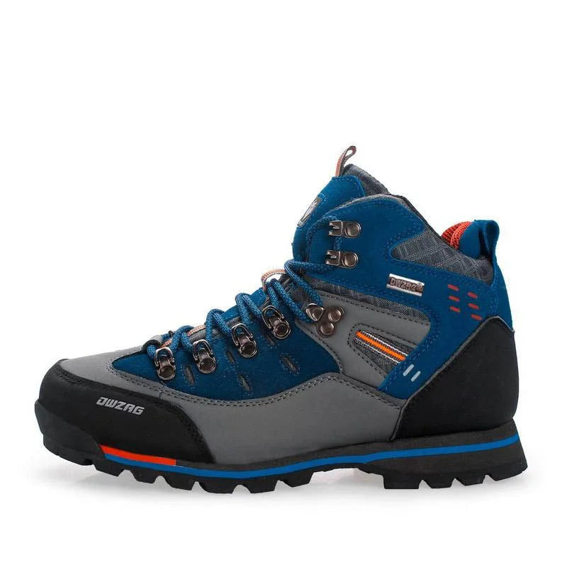 Chaussure Randonnée Homme Imperméable Cuir PU Semelle Caoutchouc 8