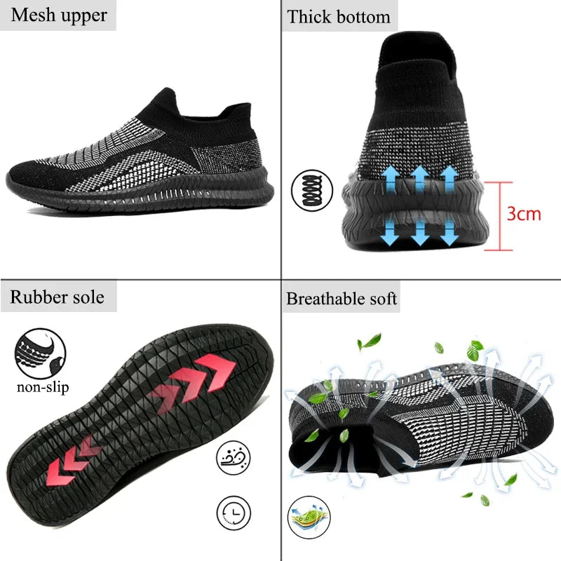 Chaussure Randonnée Homme Légère Cuir Souple Décontractée 2