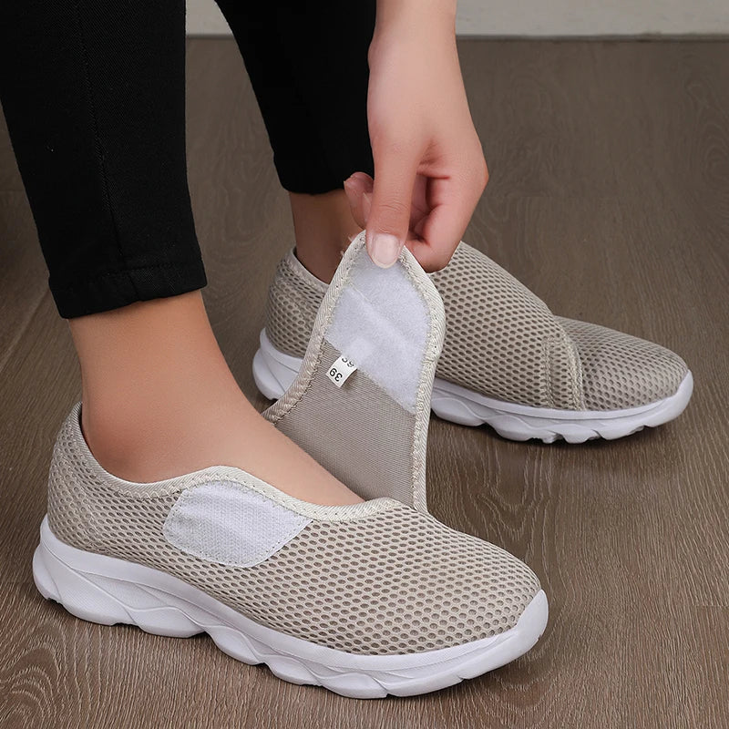 Chaussure de Marche Homme Ajustable Cuir Décontractée 6