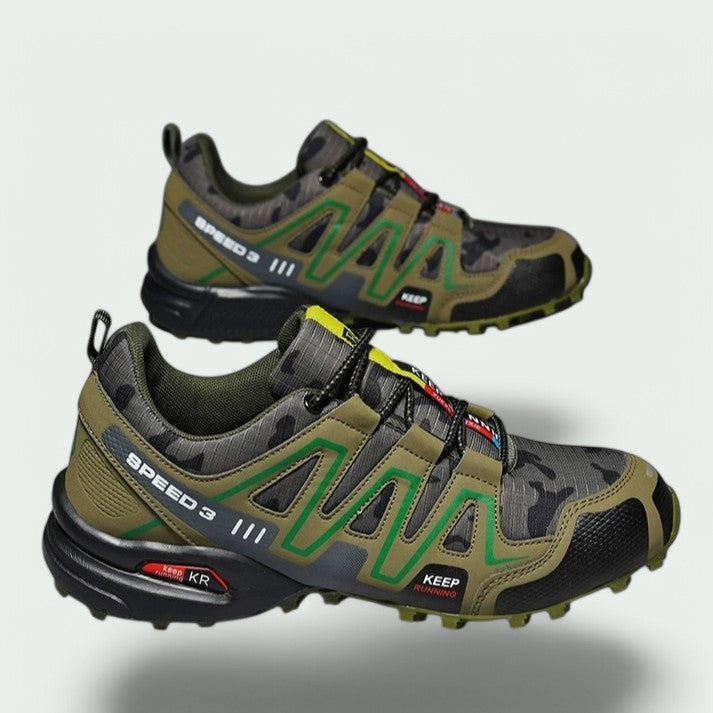 Chaussures de randonnée pour hommes en caoutchouc imperméable, idéales pour la randonnée et l'usage quotidien. 1