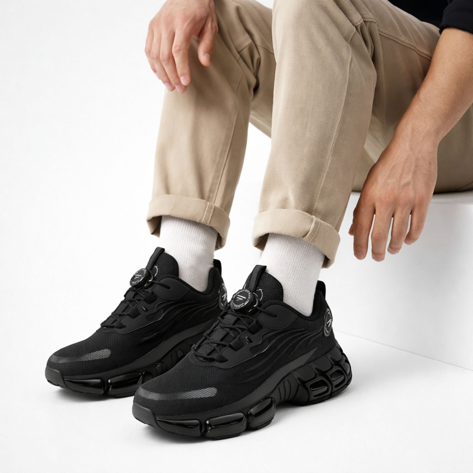 Chaussures de sécurité pour hommes avec embout en acier et semelles antidérapantes 2
