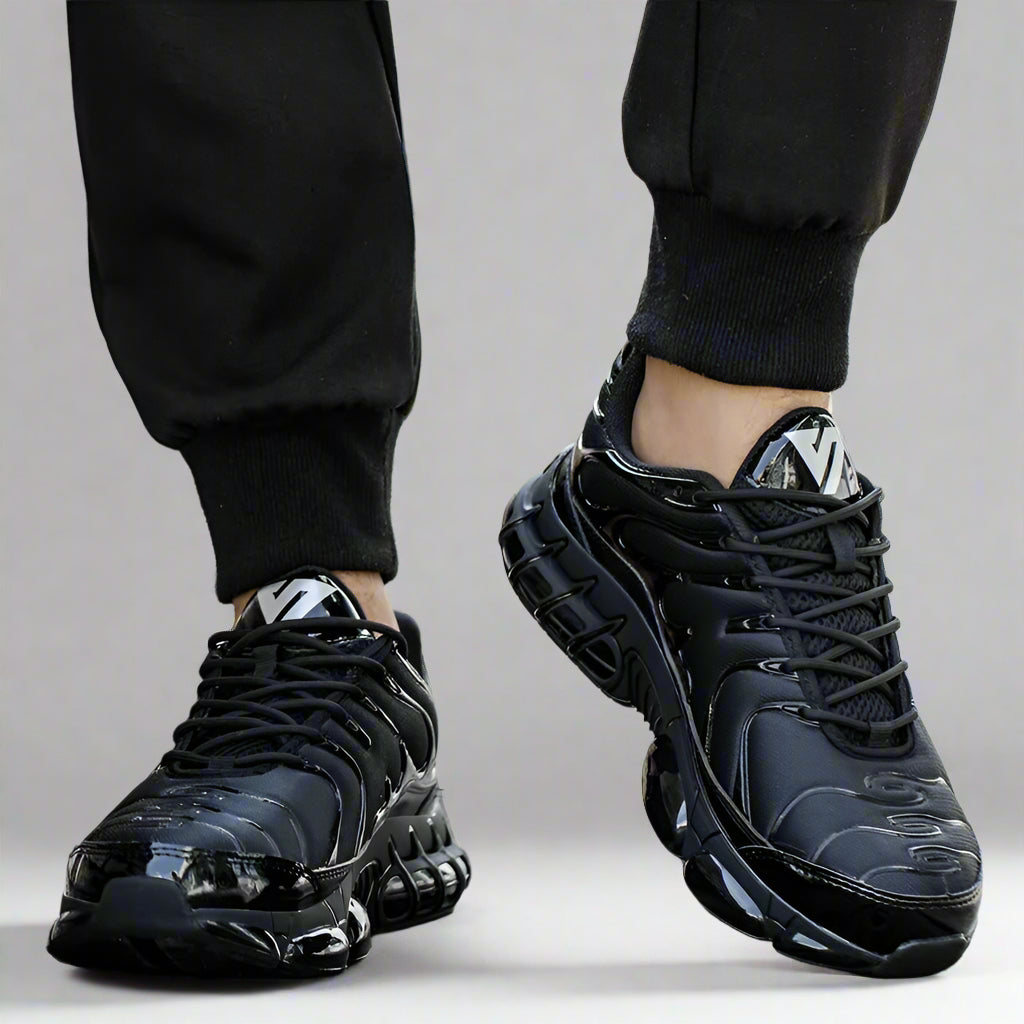 Chaussures de sécurité pour hommes avec protection en acier et design sportif 1