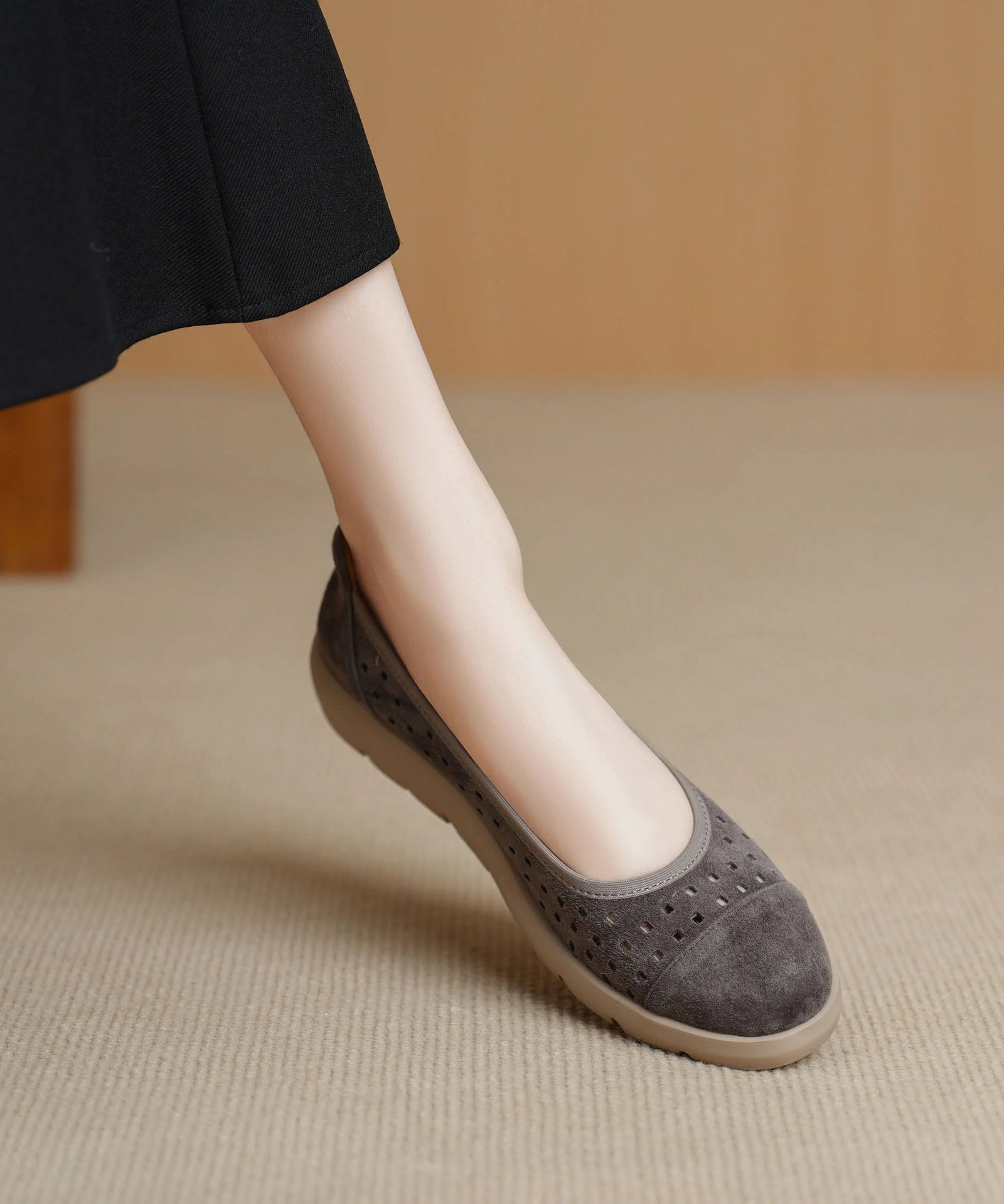 Chaussures plates ajourées pour femmes 4