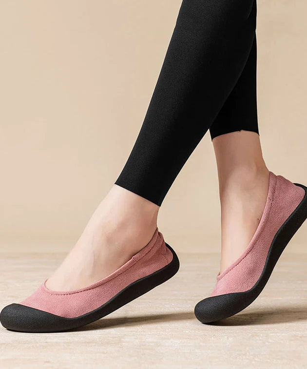 Chaussures plates pour femmes style empiècements 2