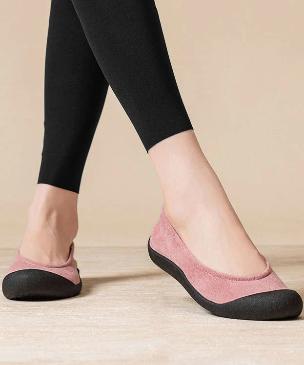 Chaussures plates pour femmes style empiècements 3