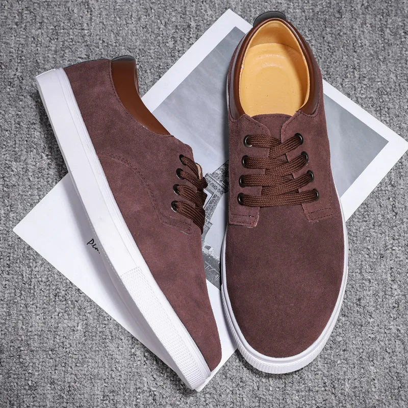Chaussures pour Hommes en Daim Confortables 4