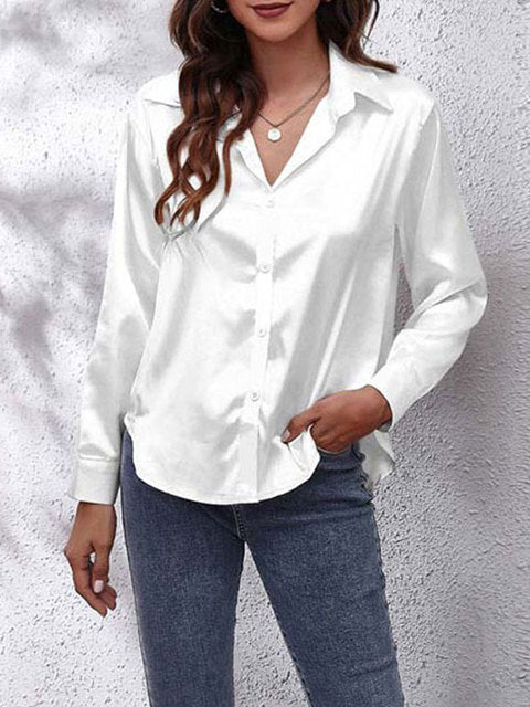 Chemise Classique pour Femmes Manches Longues 17