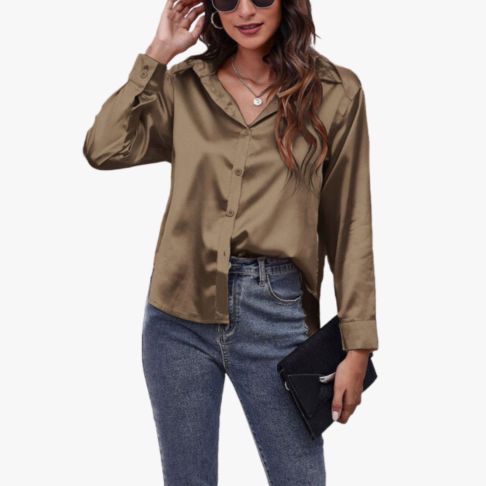 Chemise Classique pour Femmes Manches Longues 1