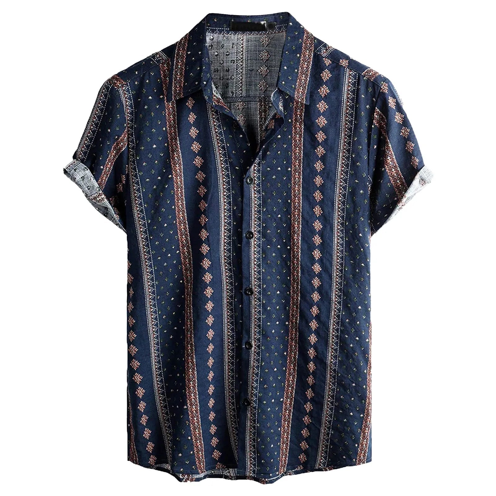 Chemise Décontractée Homme Imprimé Hawaïen Style Unique 0