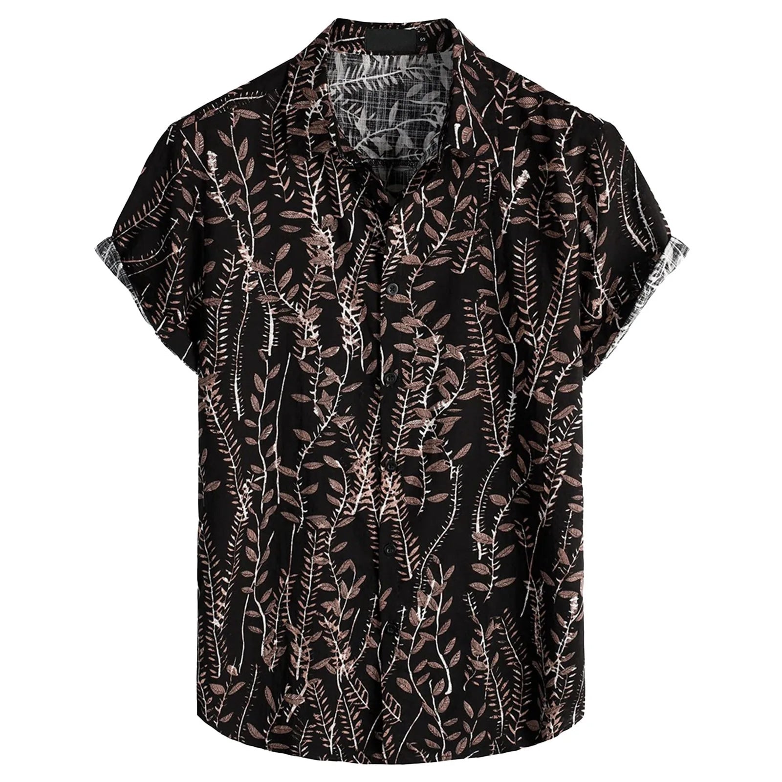 Chemise Décontractée Homme Imprimé Hawaïen Style Unique 4