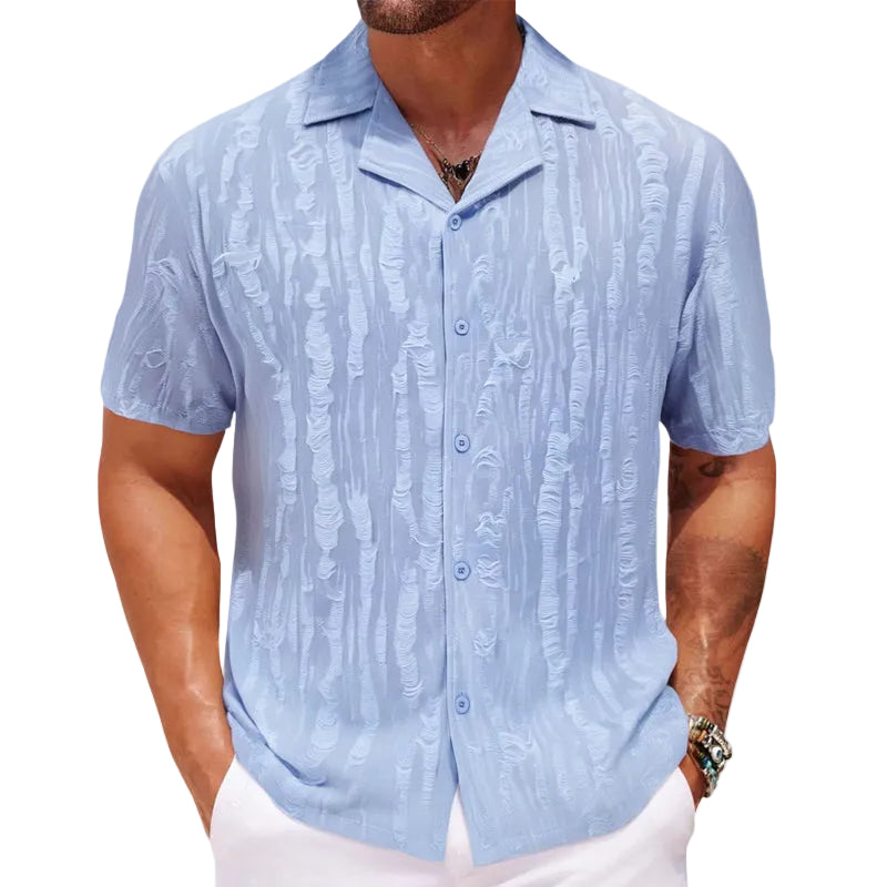 Chemise Décontractée pour Hommes Style Cubain 0