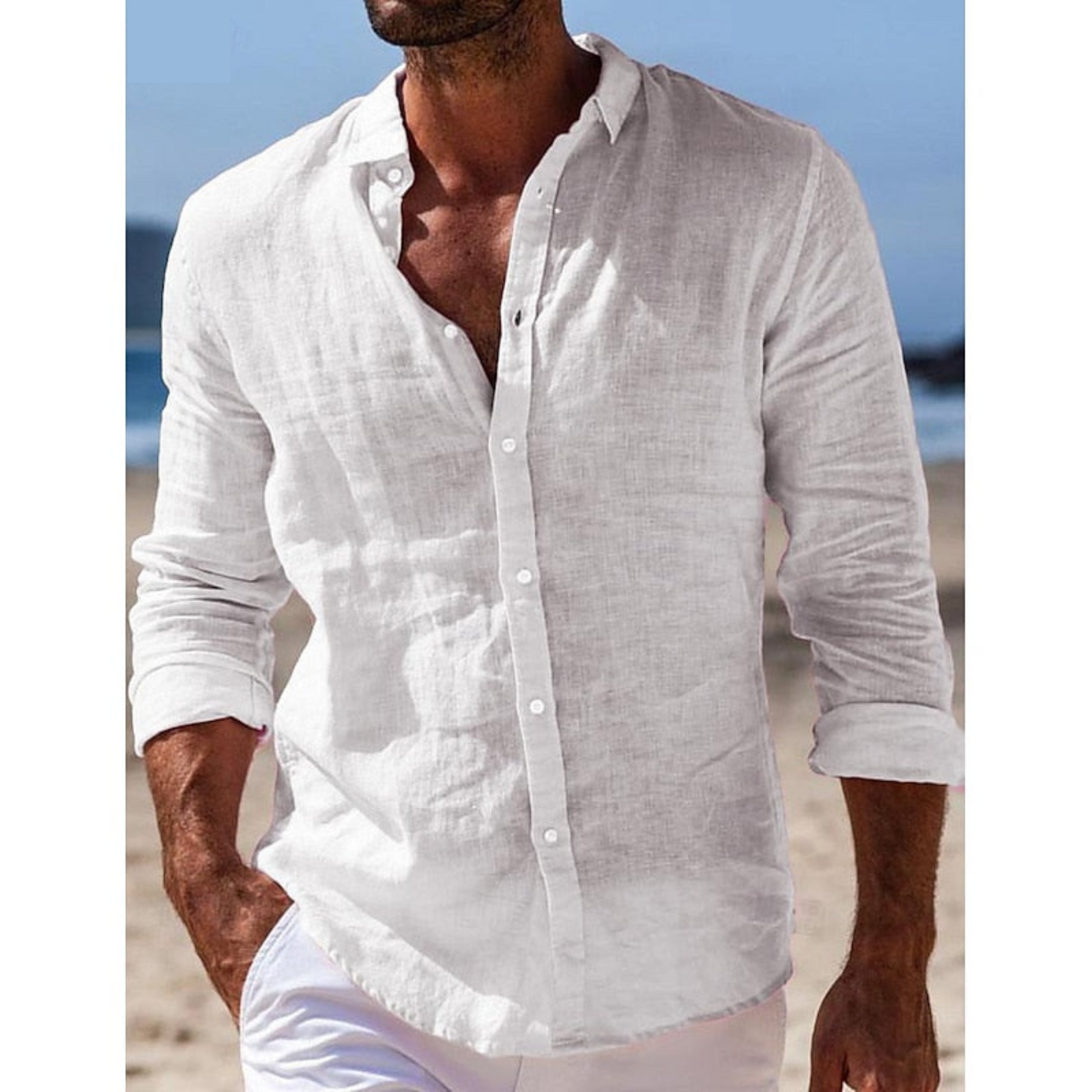 Chemise Décontractée pour Hommes Style Léger 1