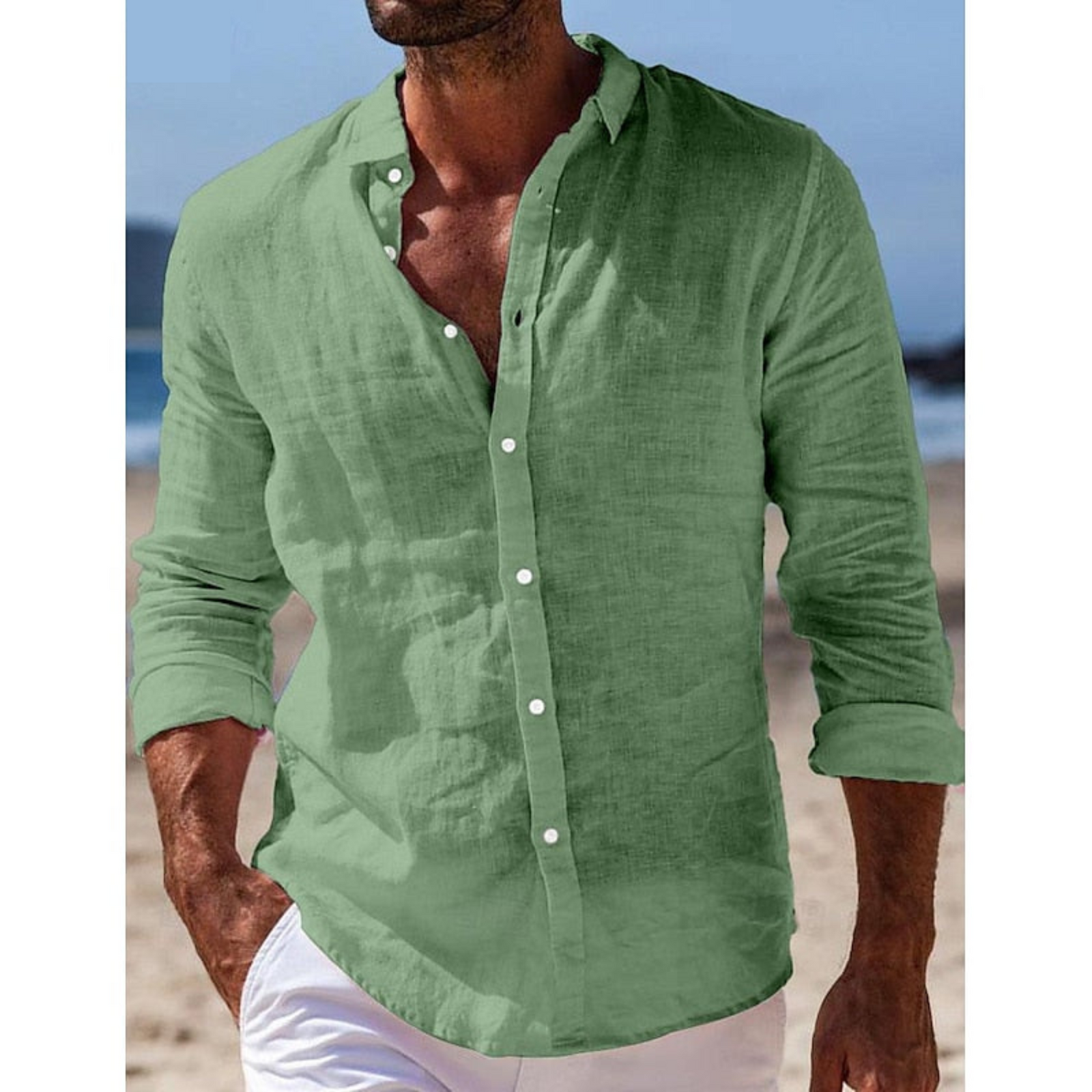 Chemise Décontractée pour Hommes Style Léger 4