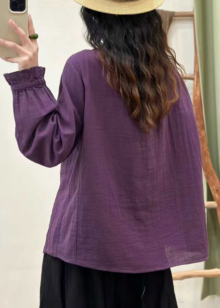 Chemise Femme Bohème À Volants Ample 3