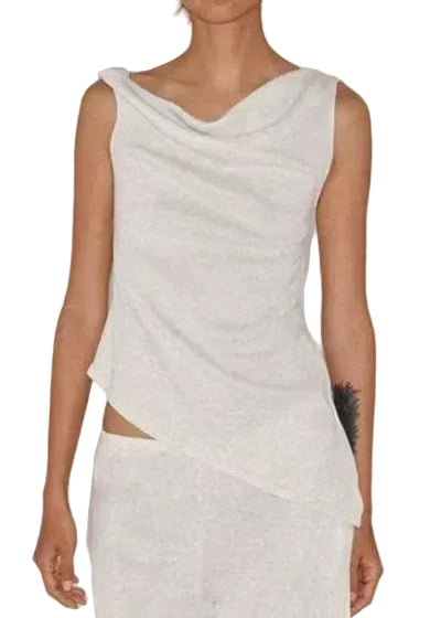 Chemise Femme Décontractée Asymétrique Été 0