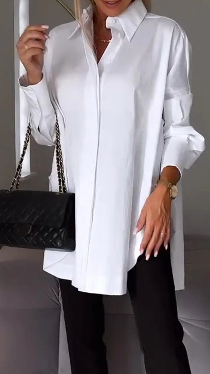 Chemise Femme Oversized Chic 0