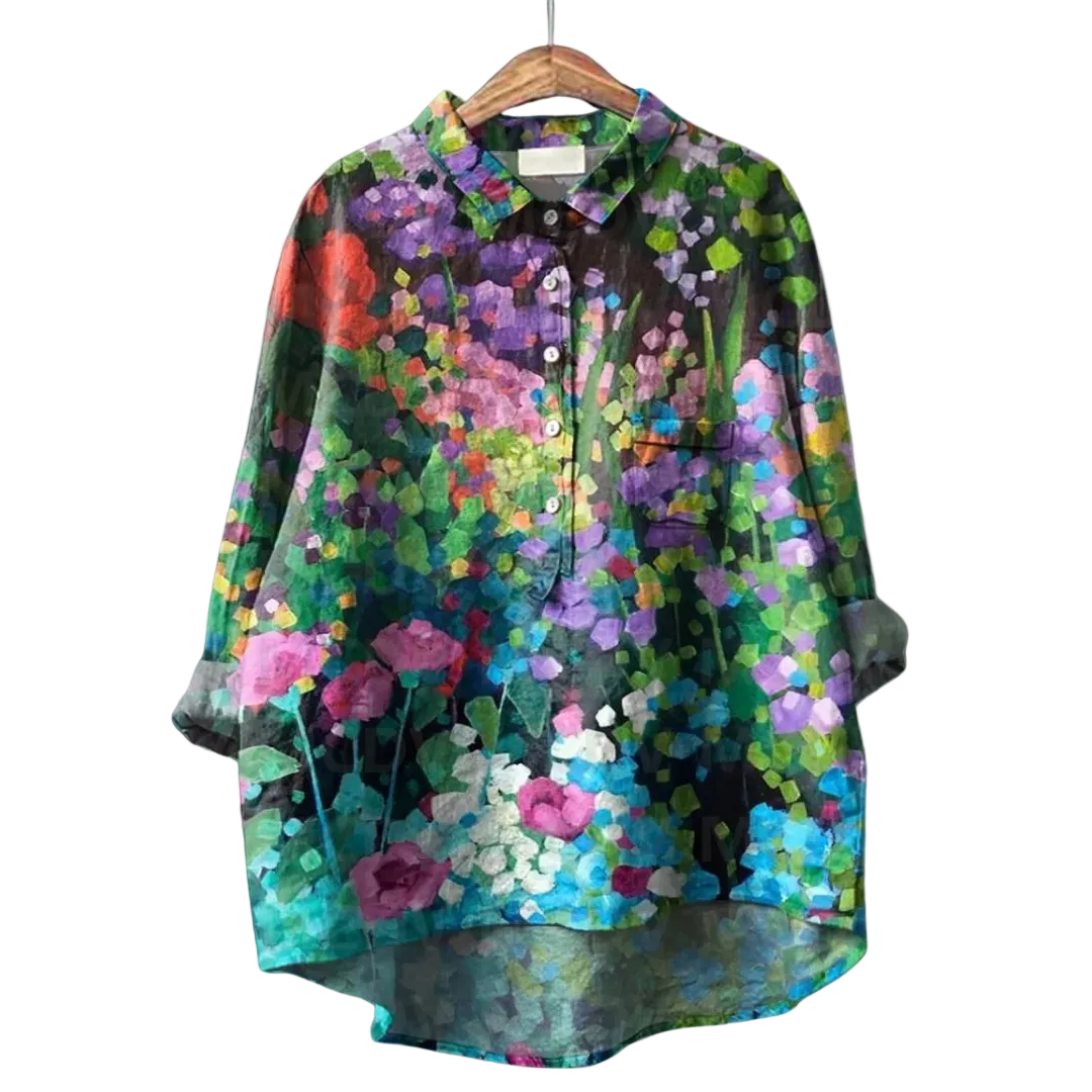 Chemise Florale Femme Artisanale 0