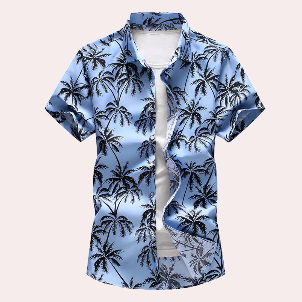 Chemise Hawaïenne Homme à Imprimé Floral 1