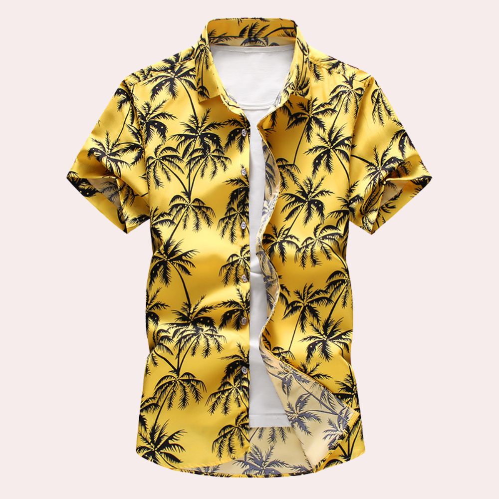 Chemise Hawaïenne Homme à Imprimé Floral 3