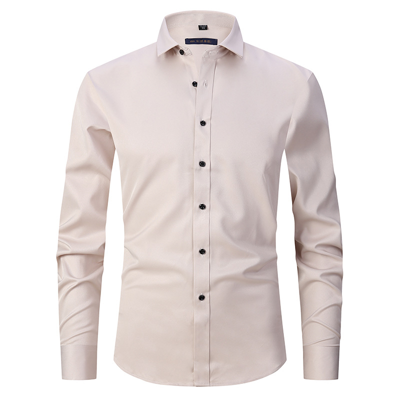Chemise Homme Casual Intelligente Anti-Rides 14
