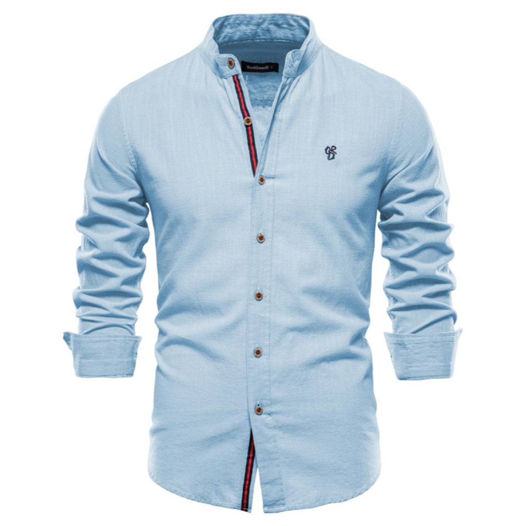 Chemise Homme Classique à Manches Longues Automne 2