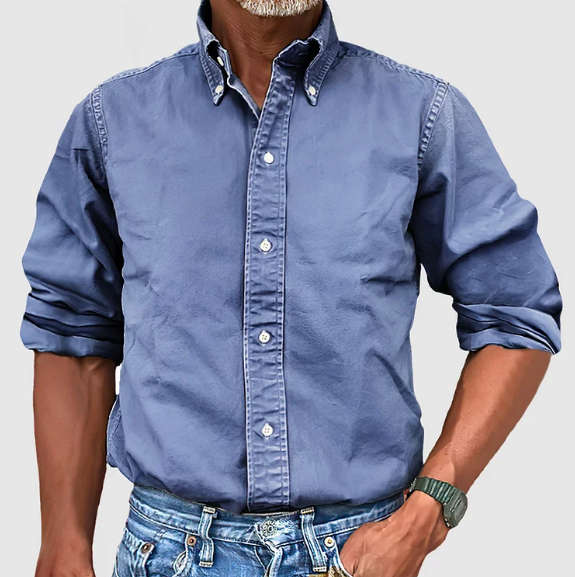 Chemise Homme Classique à Manches Longues Polyvalente 2