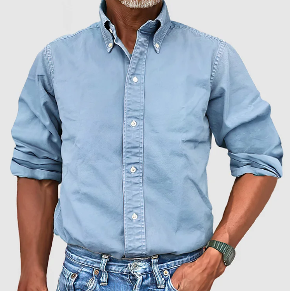 Chemise Homme Classique à Manches Longues Polyvalente 4