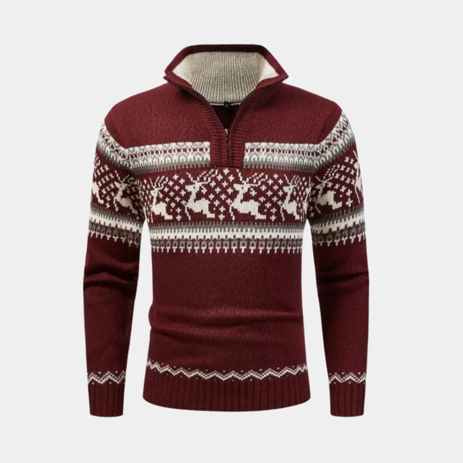 Chemise Homme Design Scandinave à Zip Moderne 3