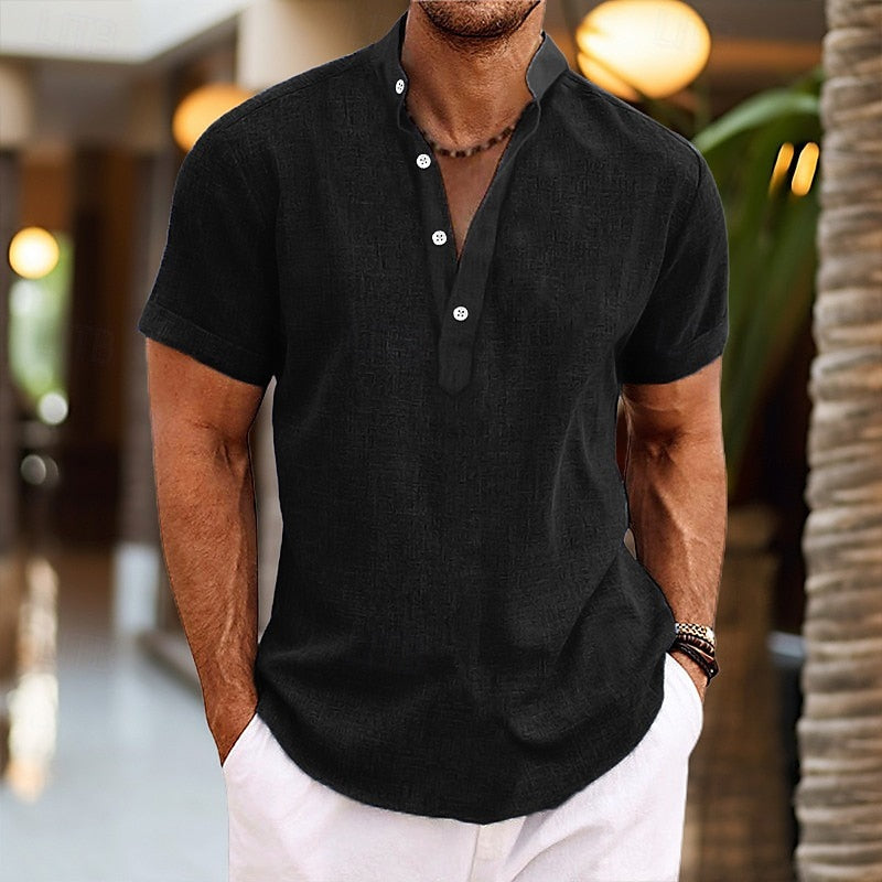 Chemise Homme Manche Courte Style Décontracté 3