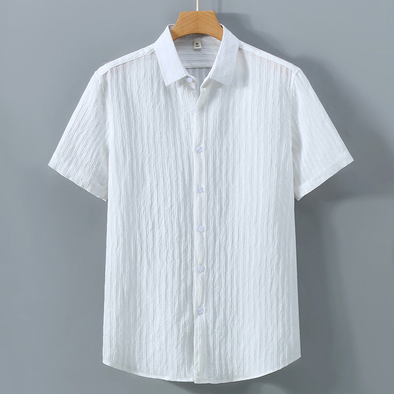 Chemise Homme à Manches Courtes Décontractée 5