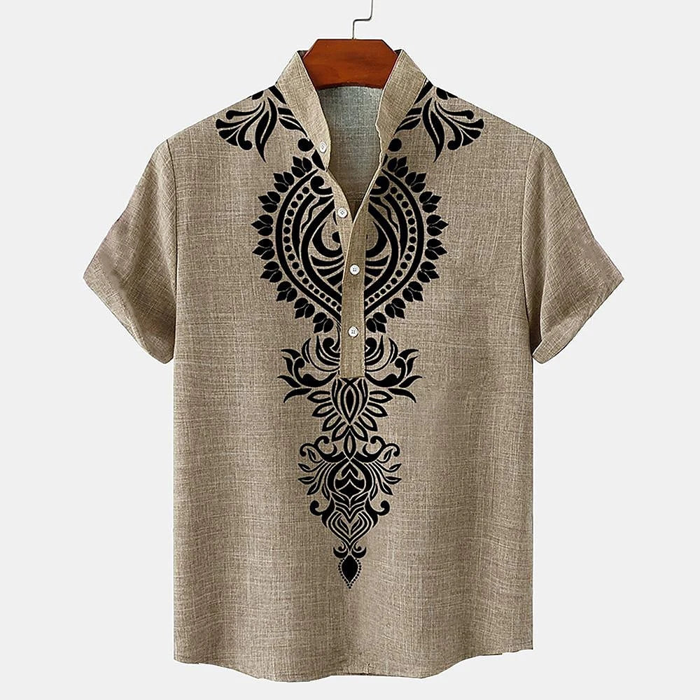 Chemise Homme à Manches Courtes Style Décontracté 2