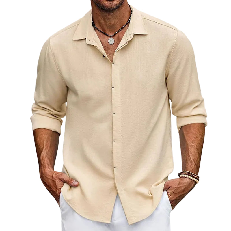 Chemise Homme à Manches Longues Classique 0