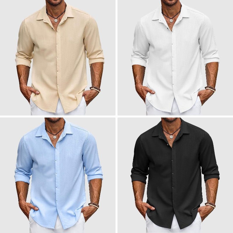 Chemise Homme à Manches Longues Classique 5