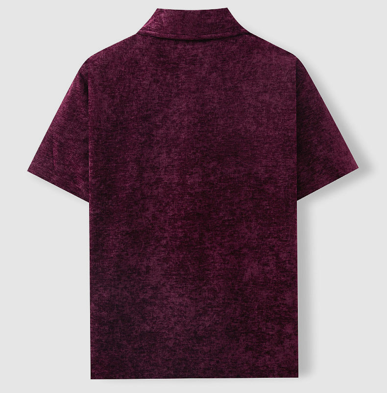 Chemise Rétro pour Homme en Velours 4