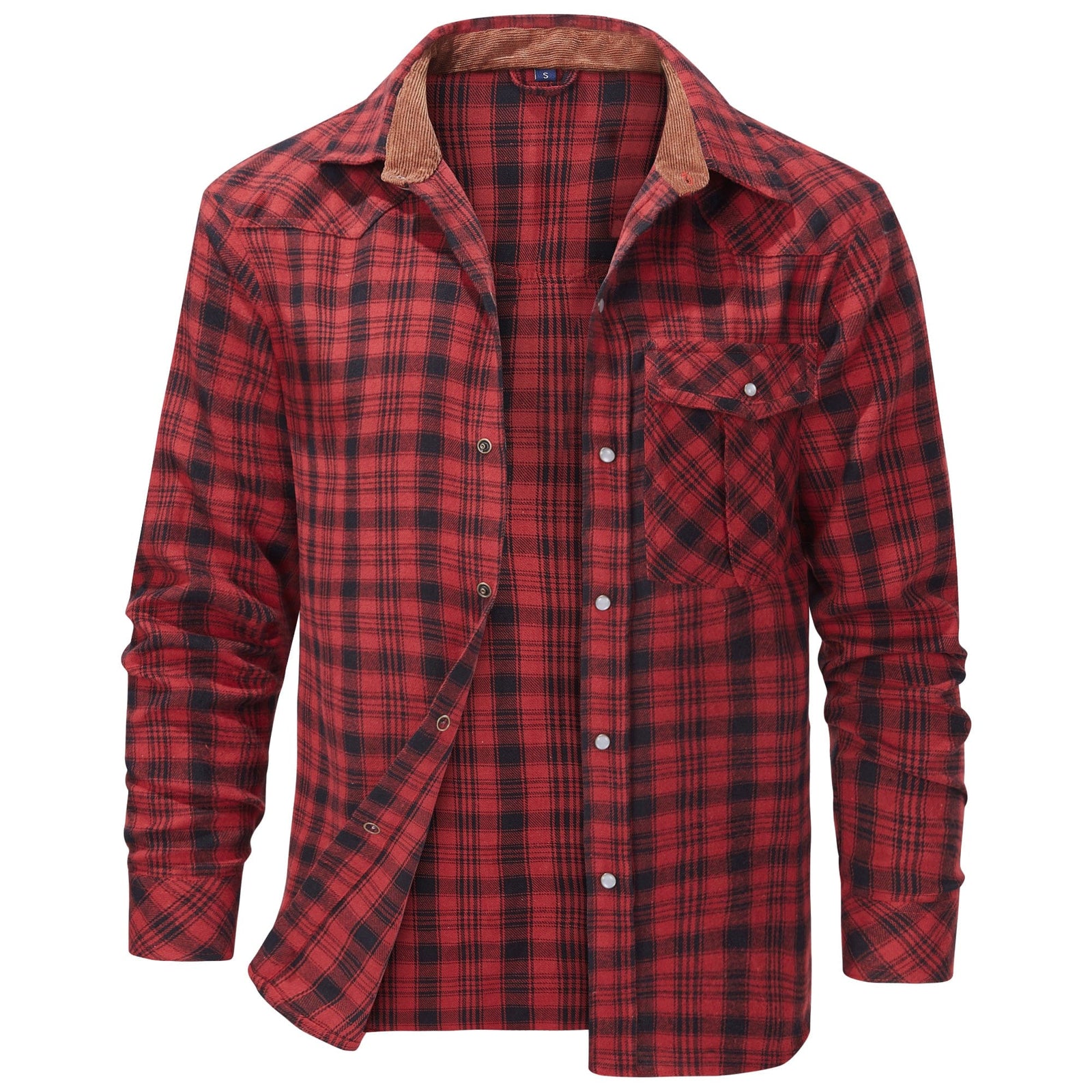 Chemise en flanelle pour homme, modèle classique 1