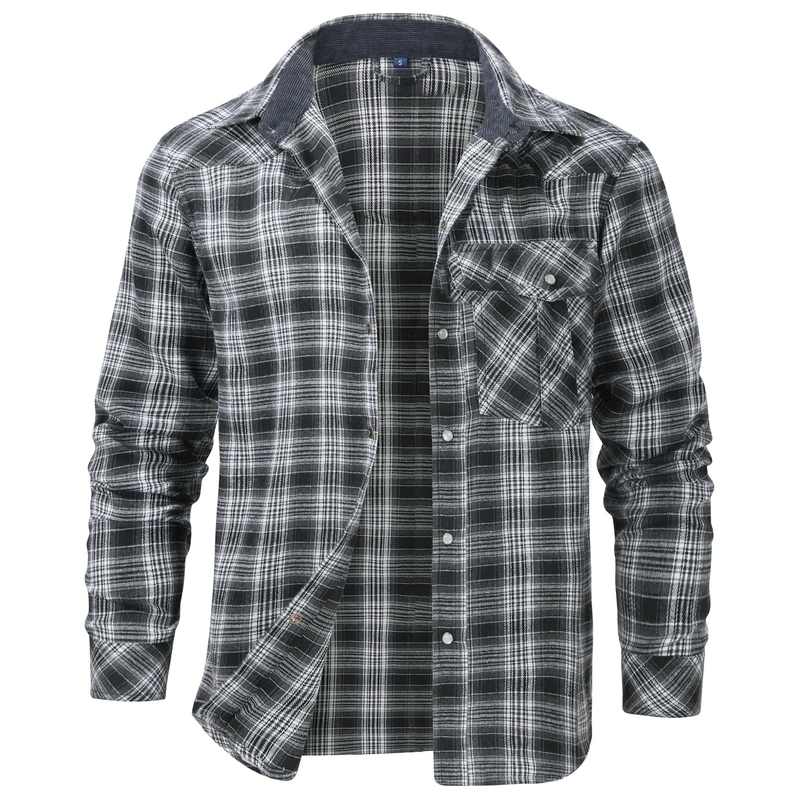 Chemise en flanelle pour homme, modèle classique 8