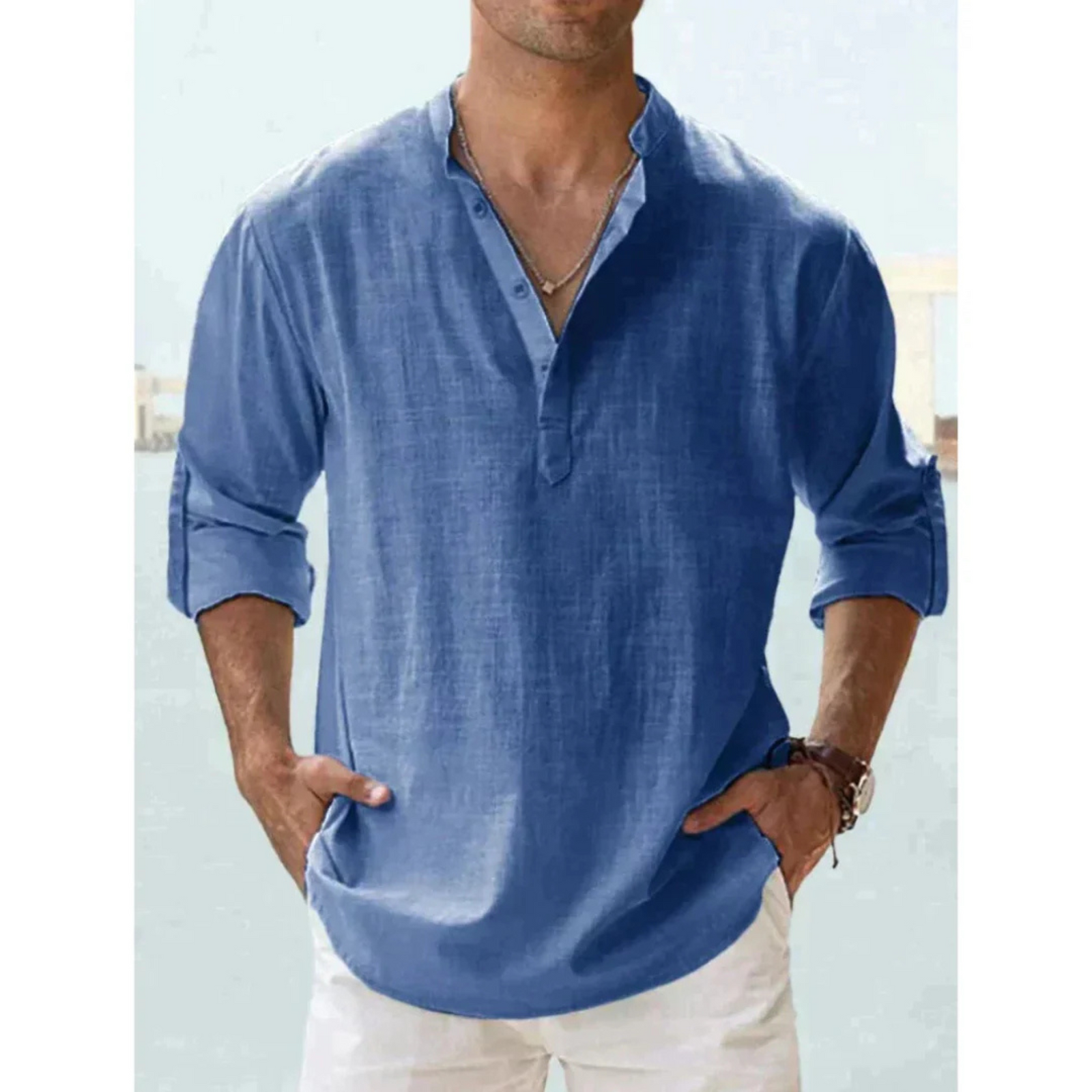 Chemise pour Hommes Ajustée et Élégante 0