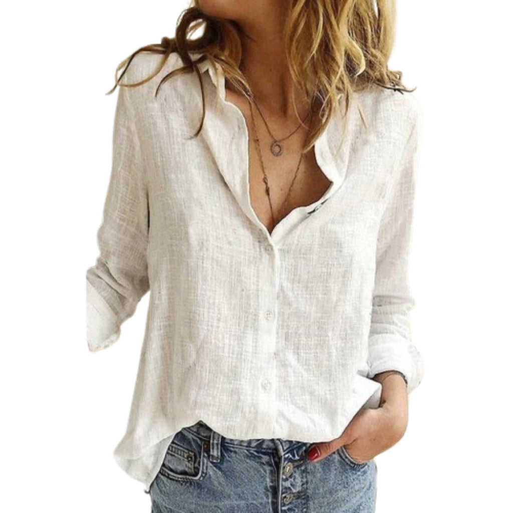 Chemisier Femme Chic avec Détails Brodés 0