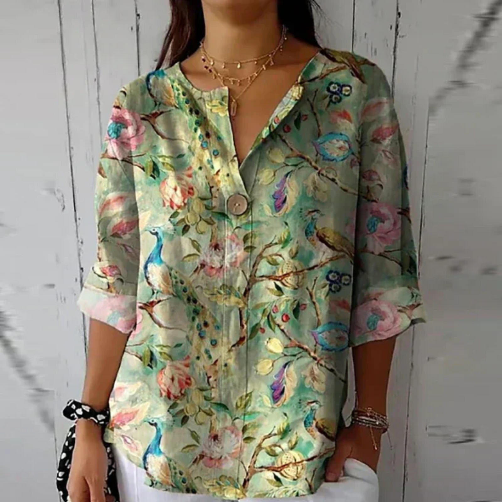 Chemisier Femme Imprimé Floral Chic 6