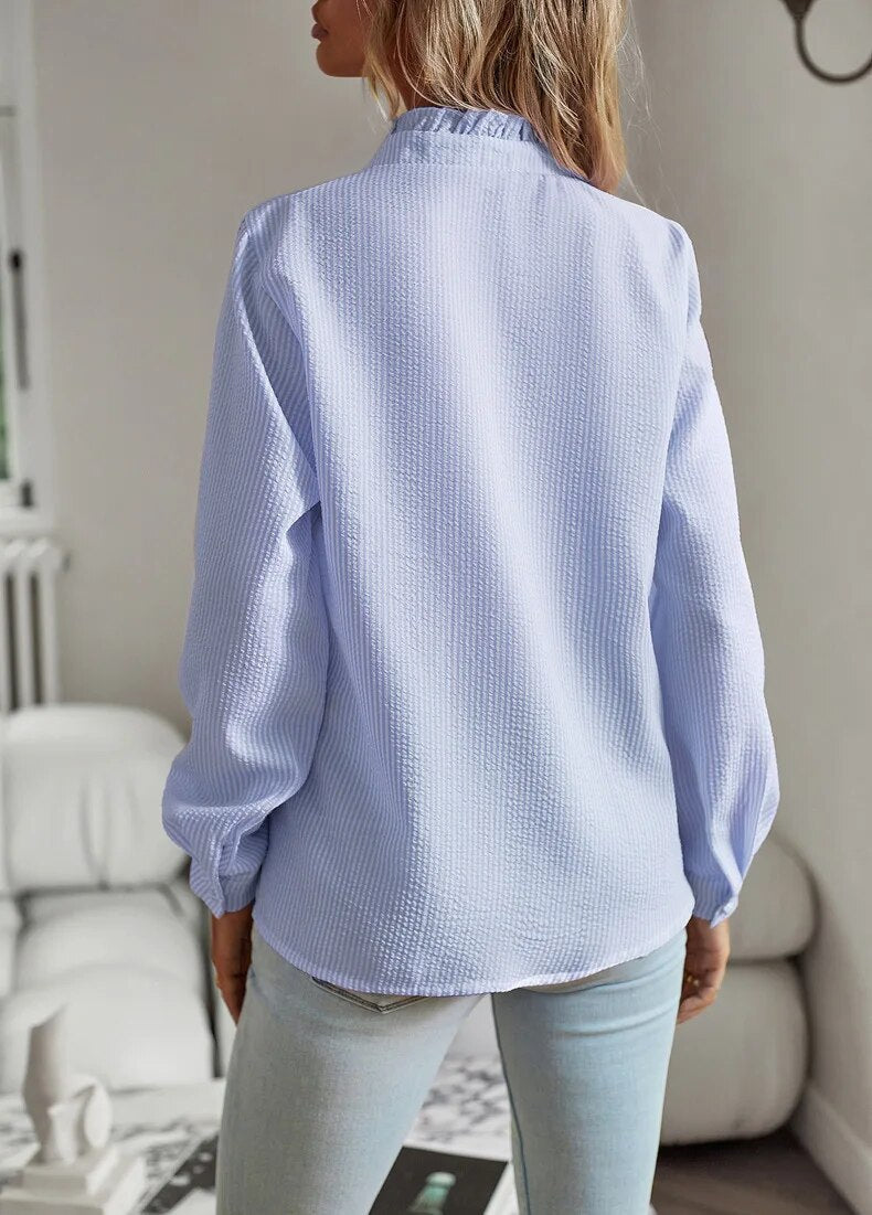 Chemisier Femme à Boutons Chic 1