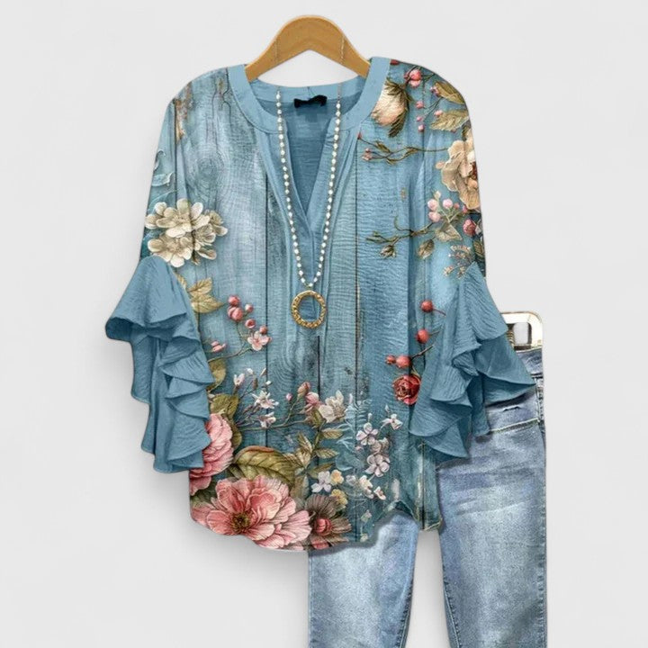 Chemisier Femme à Imprimé Floral 5